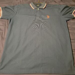 US POLO ASSN GOLF POLO TOP. MENS XL.
